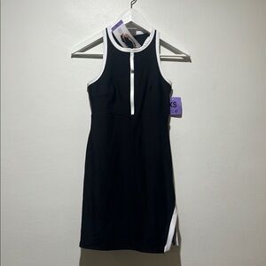 NWT SAGE Athletic Racerback Sleeveless Dress With built in Shorts